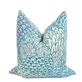 blue green Abella Pillow