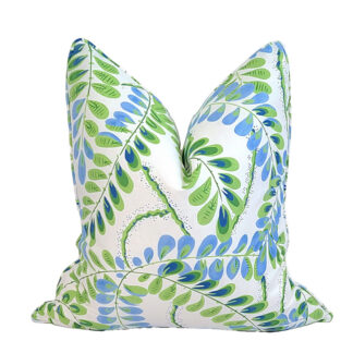 AUGUSTA PILLOW IN BLUE - GREEN