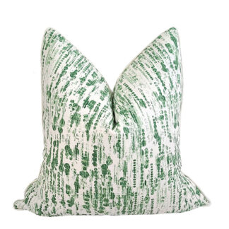 green rain pillow