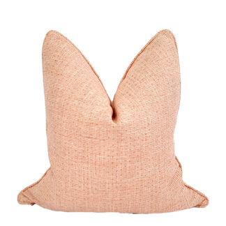 COMPANION SEEDS PILLOW IN SALMON