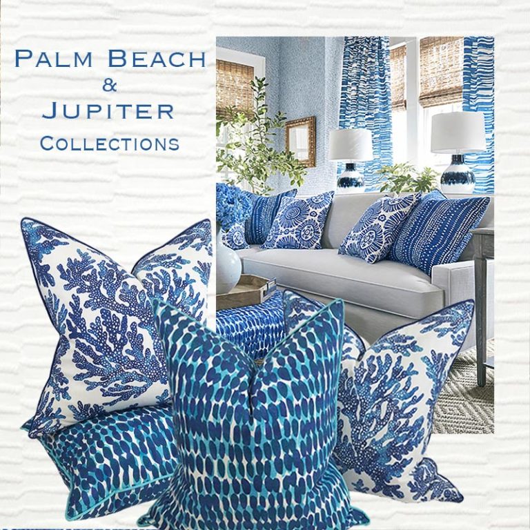 JUPITER ISLAND COLLECTION CEREALIS CORAL PILLOW / MARINE