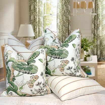 CHARLESTON COLLECTION HILL GARDEN PILLOW / GREEN - Image 3